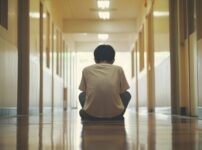 school bullying, teenager, lonely, school, bullying, emotional stress, teenage struggles, isolation, sadness, boy, adolescent, alone, depression, hallway, mental health, feelings, anxiety, vulnerability, hurt, heartbreak, difficulties, suffering, classroom, support, concept, ai generated